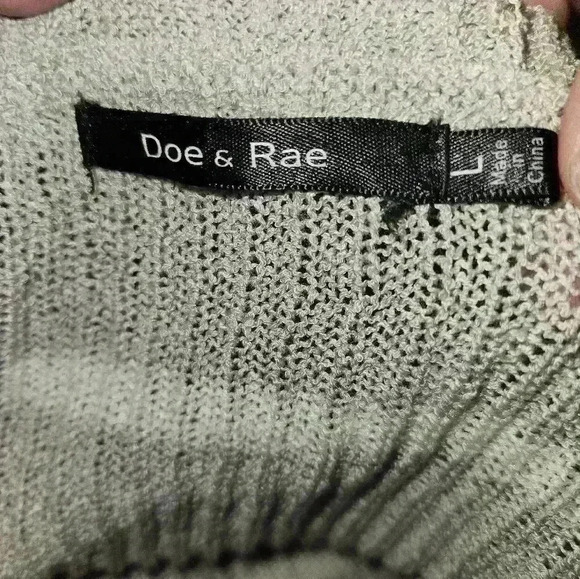Doe & Rae Womans Long Cardigan Size L - Picture 11 of 11
